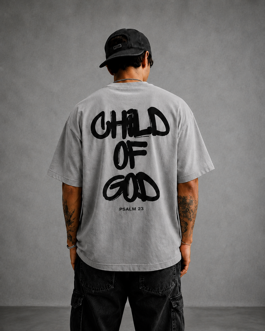 Child of God Oversized Grey T-Shirt
