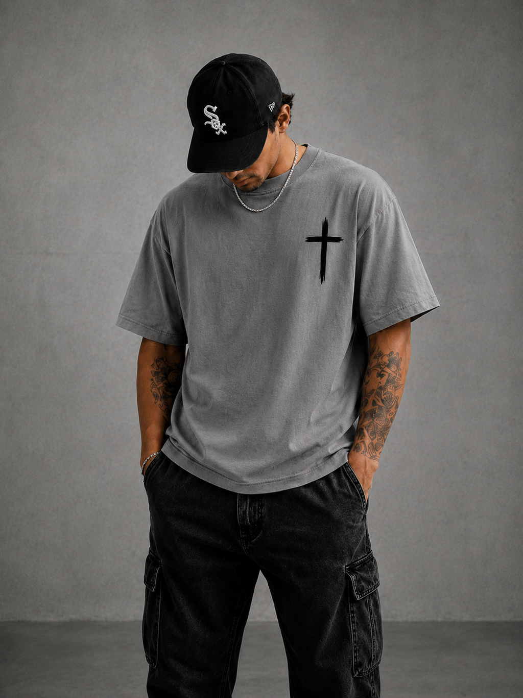 Child of God Oversized Grey T-Shirt